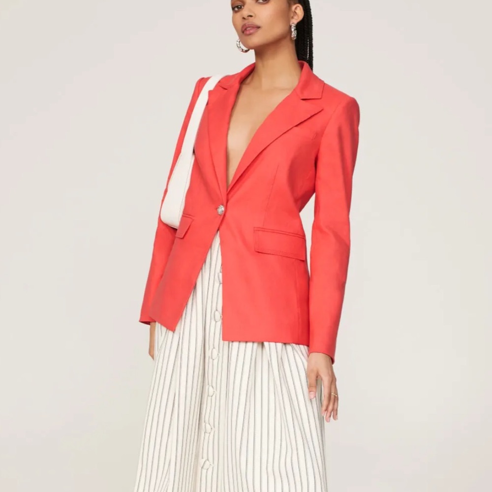 Veronica Beard Linen-blend Sedgwick Dickey Jacket